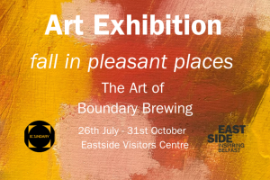 Boundary Brewing art exhibition at EastSide Visitor Centre